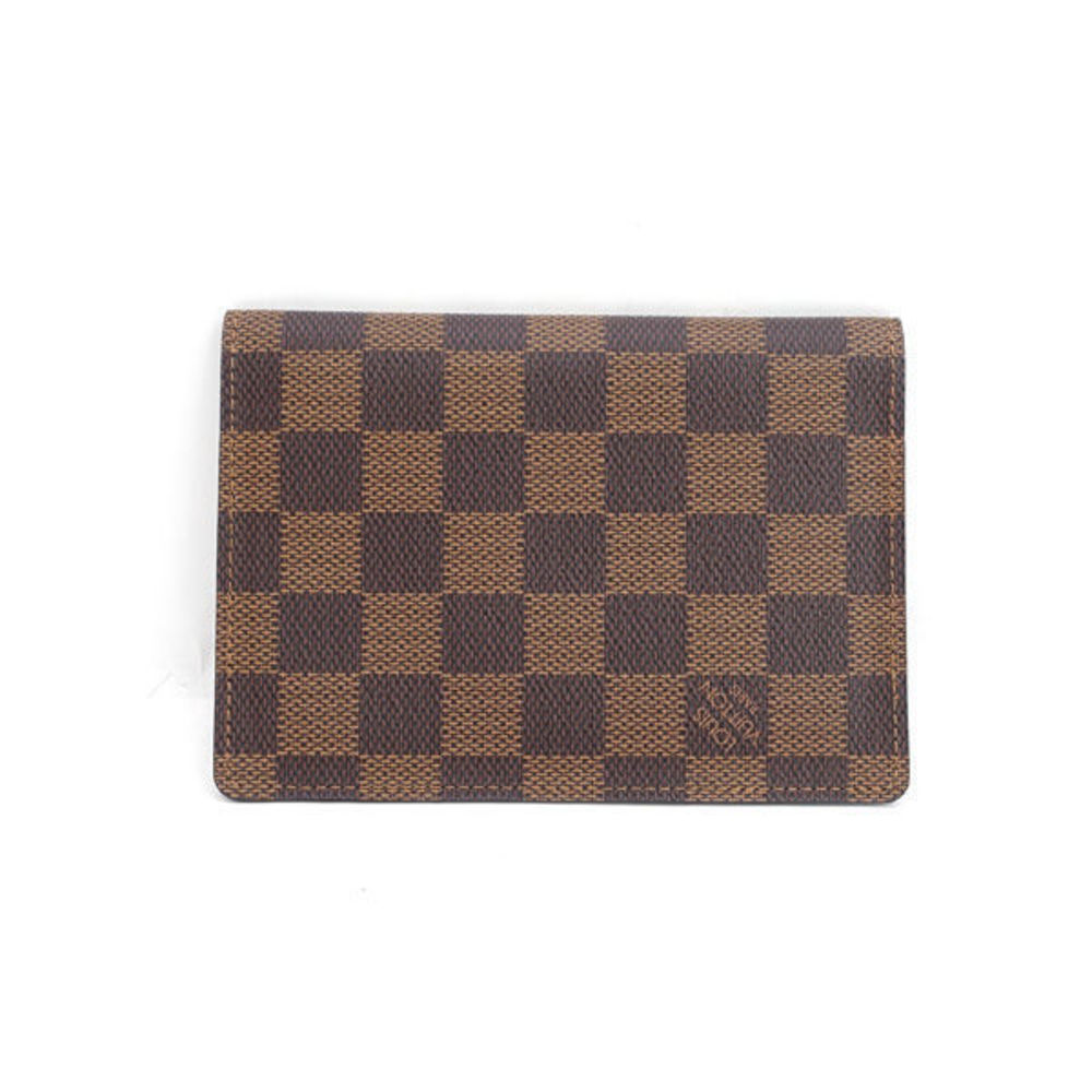 Louis Vuitton Ebene Damier Pass Passport Couverture Case